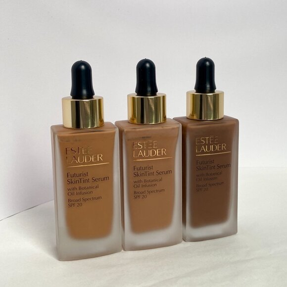 ESTEE LAUDER FUTURIST SKINTINT SERUM FOUNDATION SPF 20 5C1 6N1 7N2 LOT OF 3